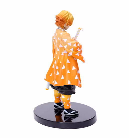 일본식 애니메이션 캐릭터 악마 슬레이어 Kimets Agatsuma Zenitsu 비닐 장난감 그림 만화 장난감 자동차 테이블 장식